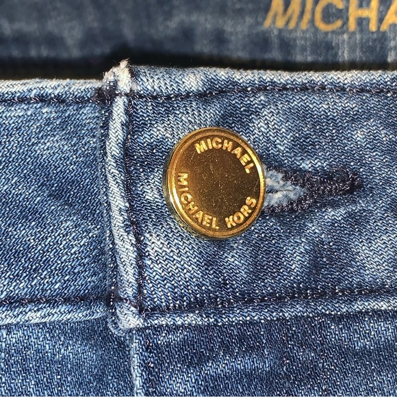 Women’s 00 MICHAEL KORS Mid Rise Flare Leg Vintage Blue Wash Jeans MH69CKY4V6 - Picture 15 of 16